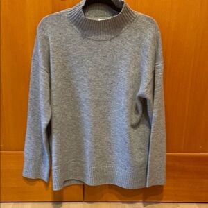 Cozy Gray Turtleneck Sweater by a.ren